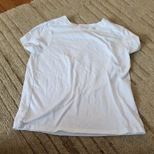 5/25 Cat & Jack White Tee Size 6/7